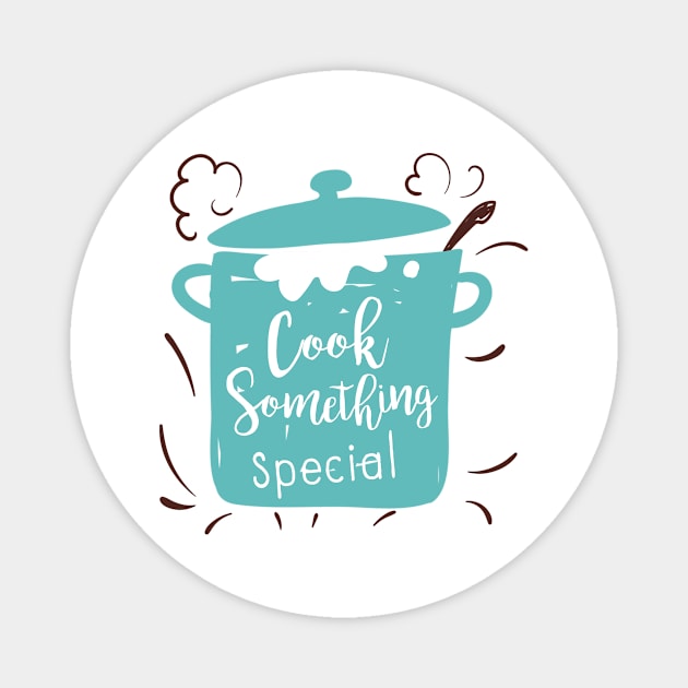 Cute Cooking Pot Magnet by SWON Design